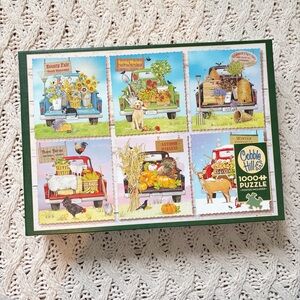 Cobble Hill Puzzle - Farmer’s Market Trucks - 1000 Piece Puzzle